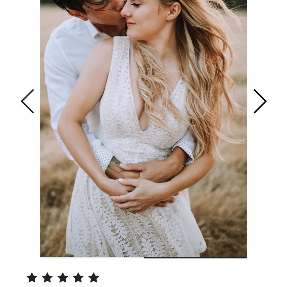 Lulu's White Lace Dress